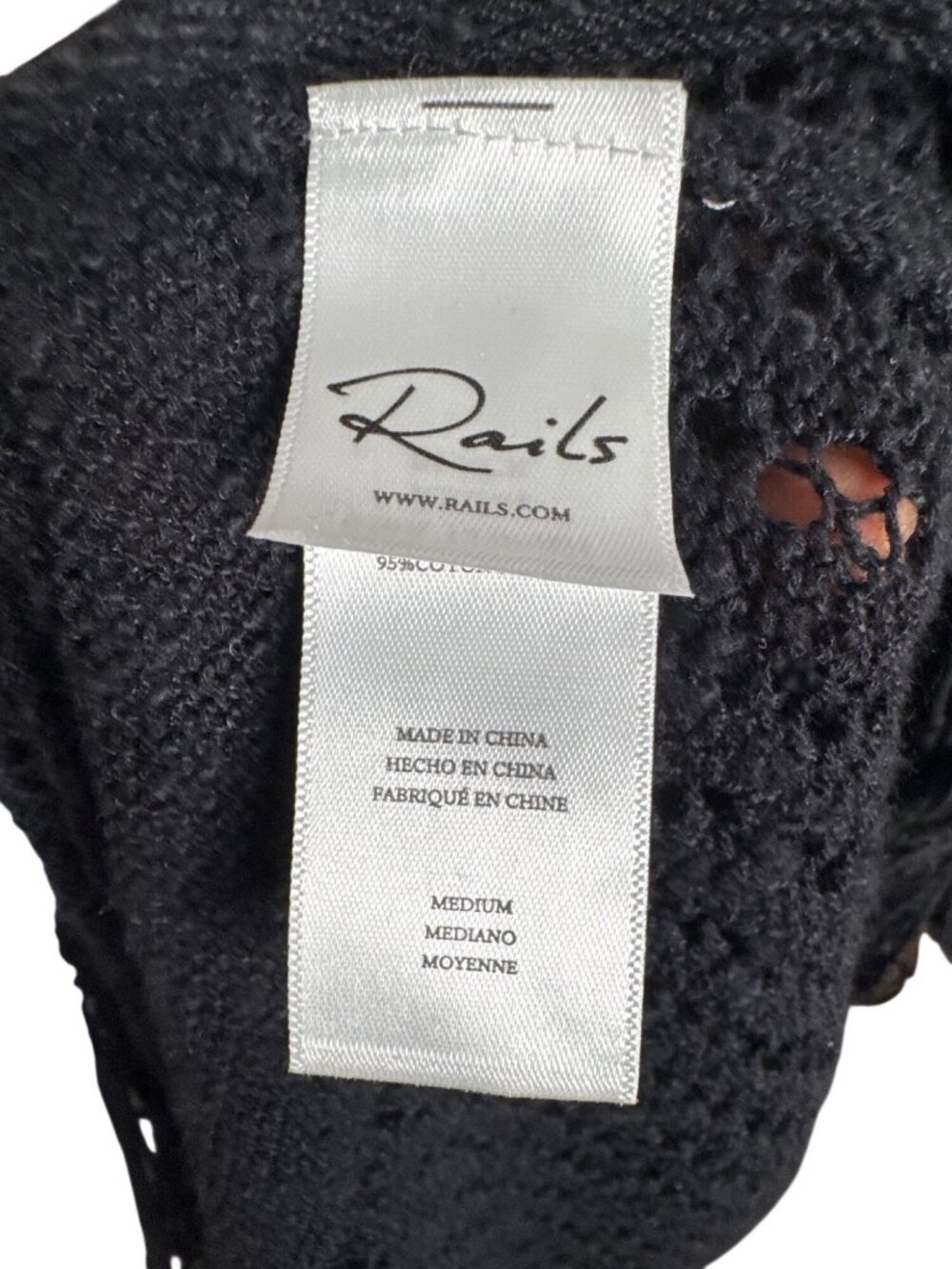 NWT Rails Kiana Dress Black Size Medium - Picture 14 of 16